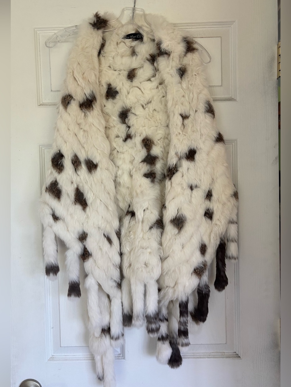 Harry angel Vintage rabbit fur cape